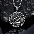 PENDRA Dragon Black Compass Necklace