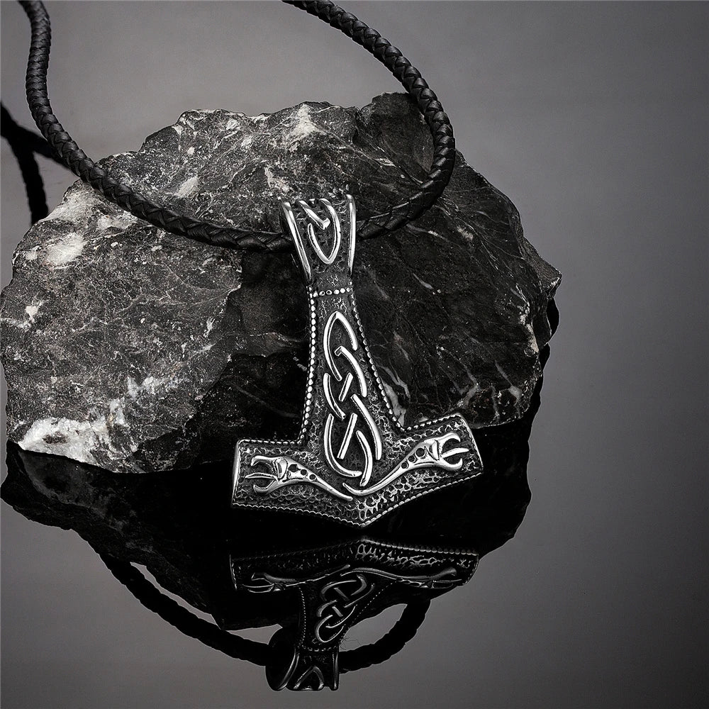 PENDRA Celtic Knot Rune Necklace