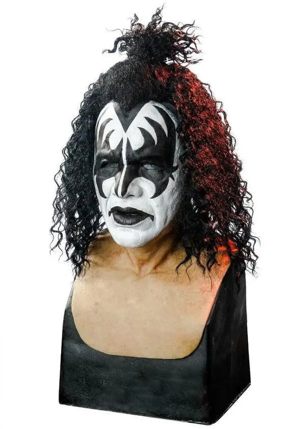 PENDRA Demon Curly Wig Latex Mask