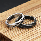 PENDRA Mobius Simple Stainless Steel Ring