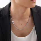 PENDRA Cross Square Box Pendant Necklace
