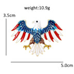PENDRA Eagle USA 250 Independence Day Brooch