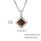 PENDRA Stone Natual Pendant Necklace