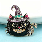 PENDRA Pumpkincat Cat Pumpkin Brooch