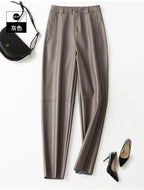 PENDRA Carrot Fit High Waist Cropped Pants
