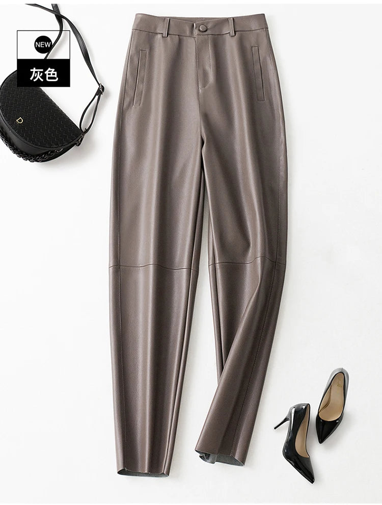 PENDRA Carrot Fit High Waist Cropped Pants