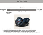 PENDRA Miralia D-Buckle Skull Gothic Belt