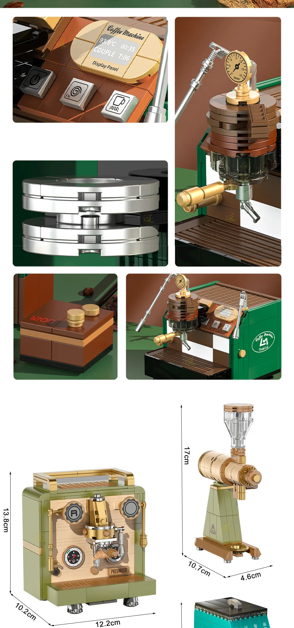 PENDRA Coffee Machine Friend Building Set