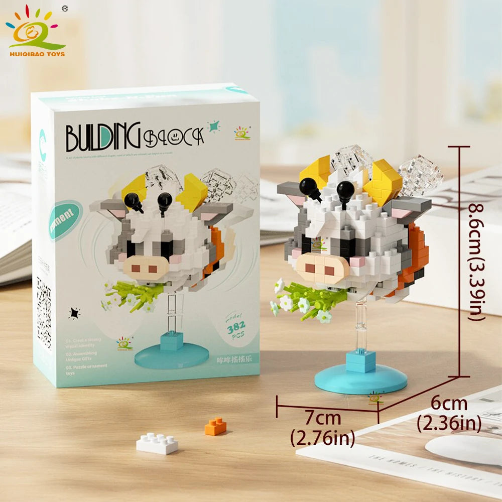PENDRA Cute Animal Micro Building Set