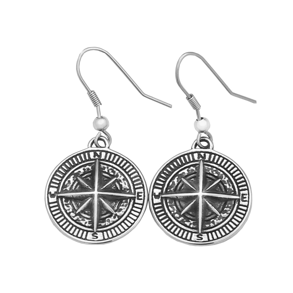 PENDRA Valknut Nordic Rune Earrings