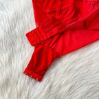 Sexy spicy girl with chest cushion jumpsuit women's summer new see through mesh slimming sexy niche design camisole vest