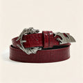 PENDRA Zaraarae Leather Black Designer Belt