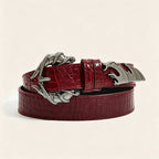 PENDRA Zaraarae Leather Black Designer Belt