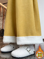 PENDRA Corduroy Splicing Lamb Pants
