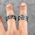 PENDRA Weaving Boyfriend Steel Ring
