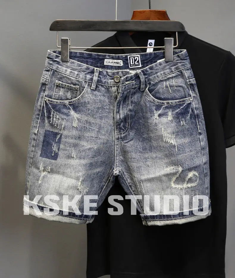 PENDRA Denim Knee Length Pants