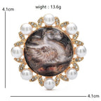 PENDRA Running Horse Brooch