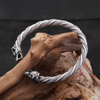 PENDRA Wolfcrest Vintage Viking Wolf Head Bracelet