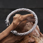PENDRA Wolfcrest Vintage Viking Wolf Head Bracelet