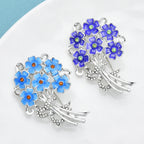 PENDRA Eterna Crystal Flower Bouquet Brooch