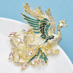 PENDRA Luxury Flying Phoenix Brooch