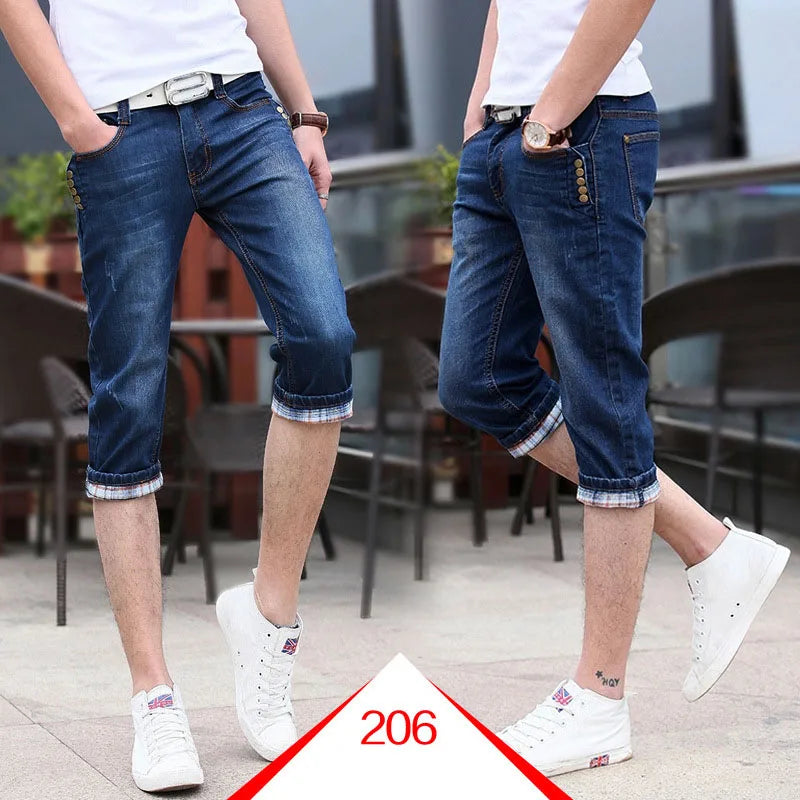 PENDRA Teenagers Cropped Korean Jeans