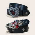 PENDRA Miralia D-Buckle Skull Gothic Belt