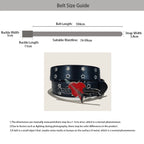 PENDRA Koraellea Leather Eyelet Gothic Belt