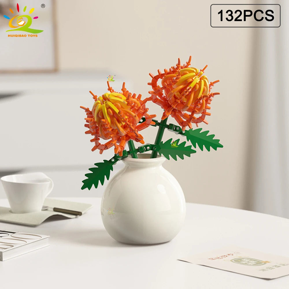 PENDRA Vase Eternal Floral Building Set