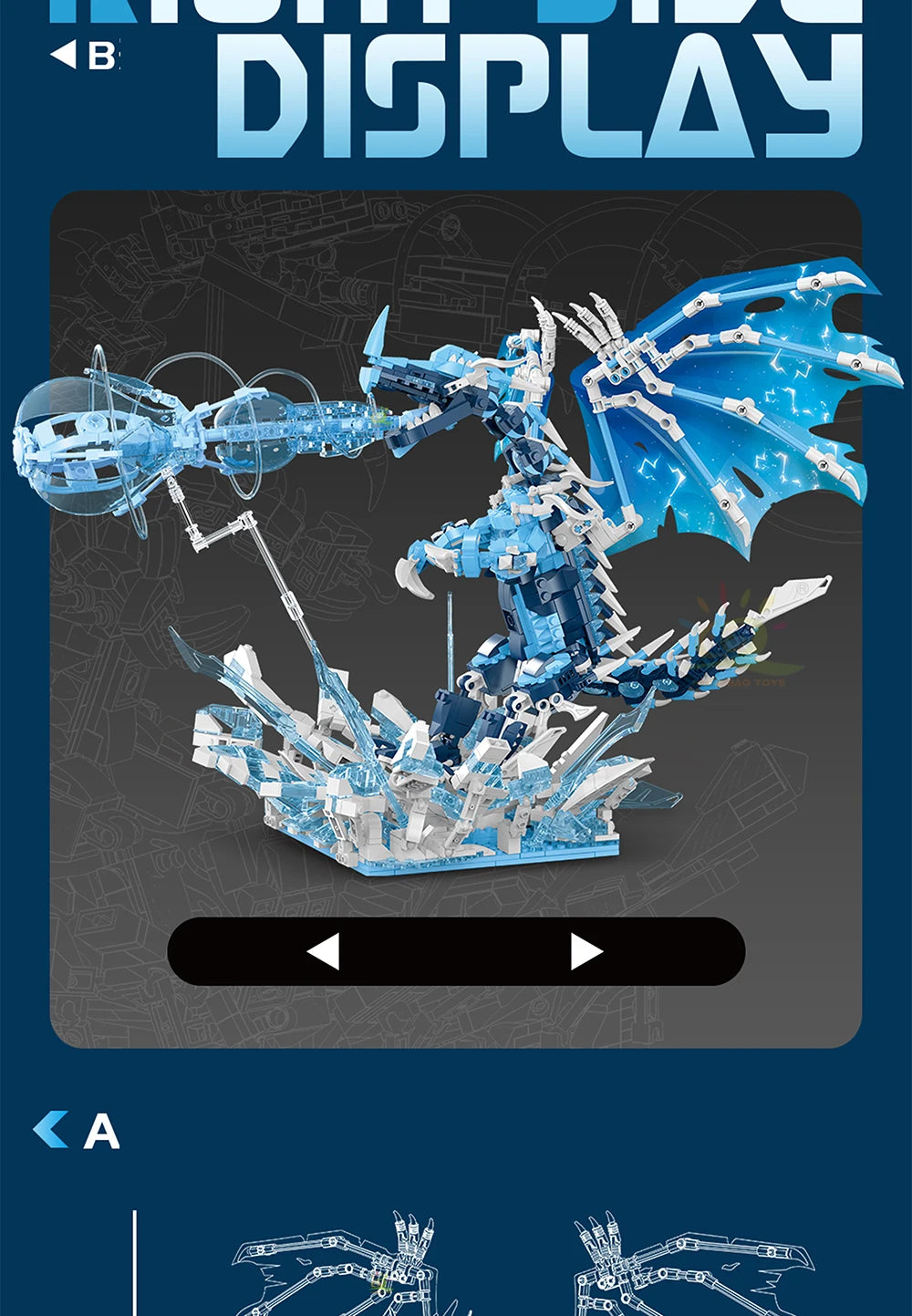PENDRA ICE Frie Dragon Building Set