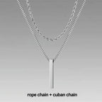 PENDRA Cuban Wheat Pendant Necklace