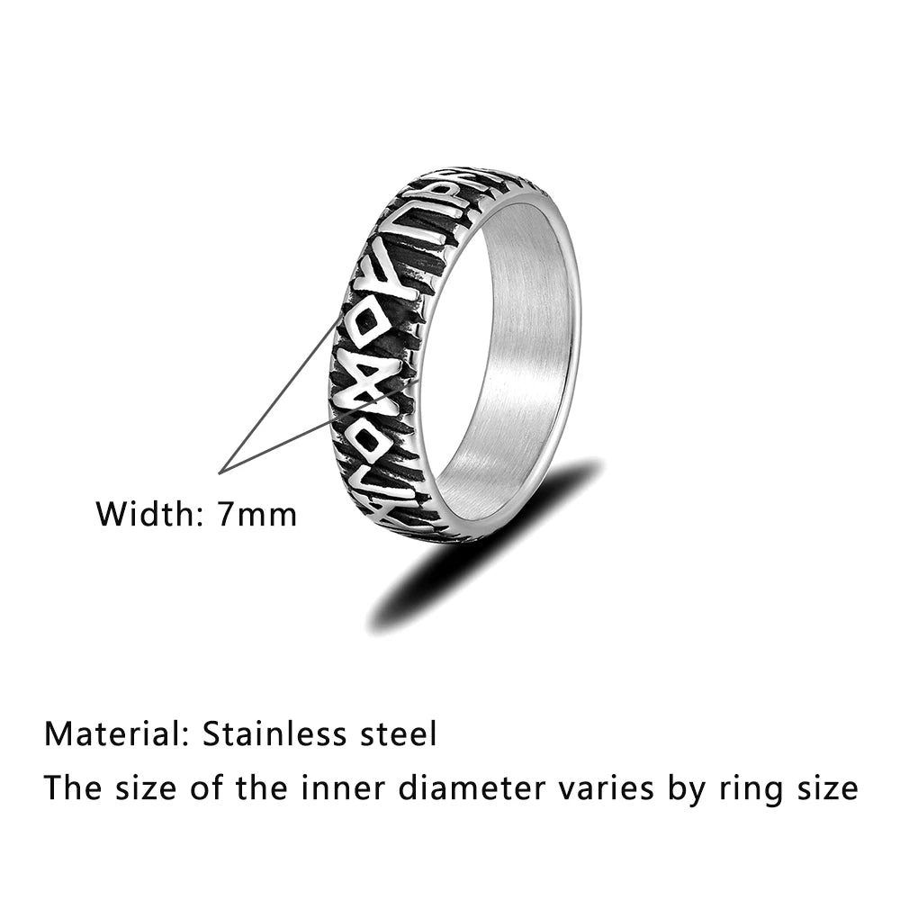 PENDRA Rune Vintage Viking Ring
