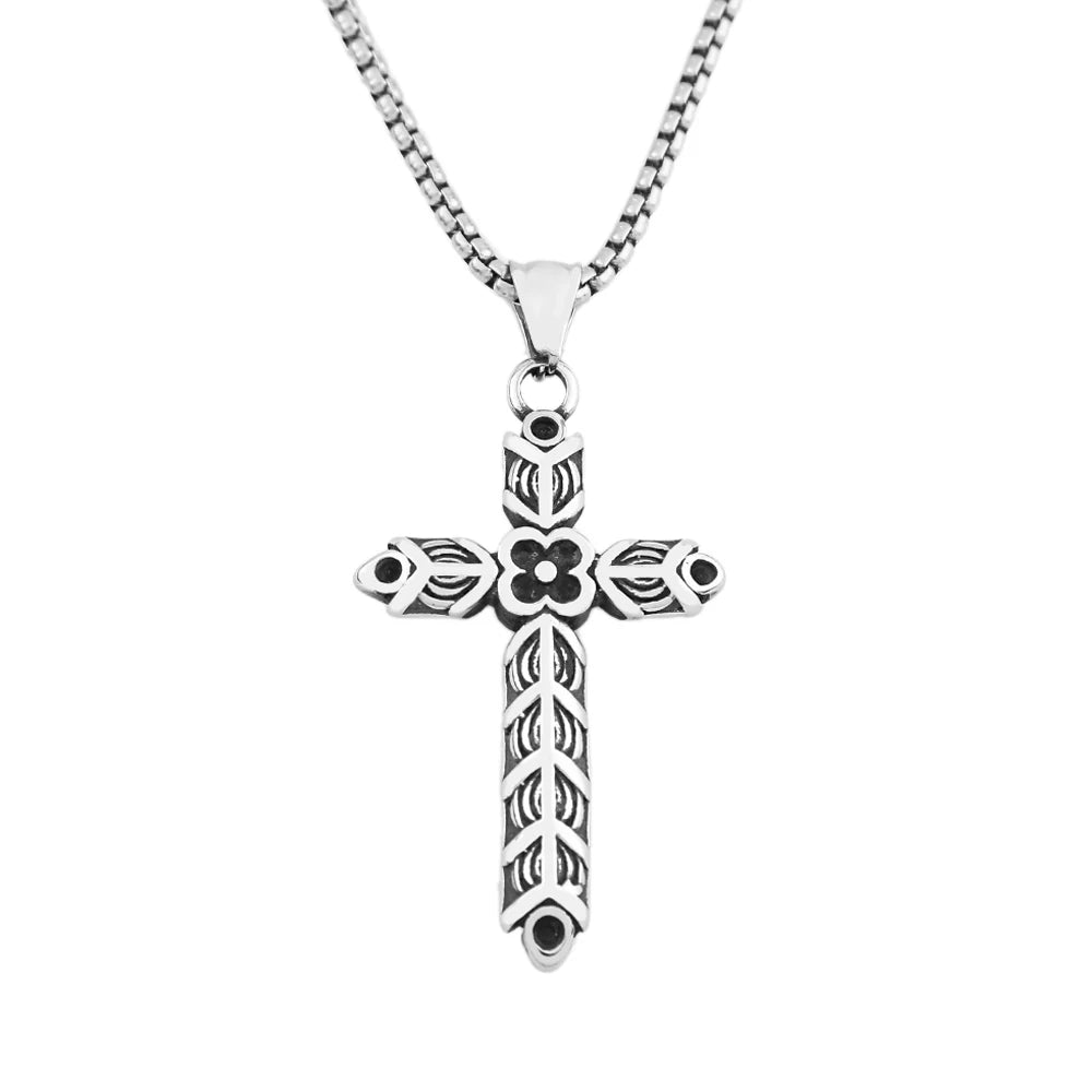 PENDRA Rhombuscross Gothic Rhombus Cross Pendant