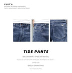 Comfortable Stylish Trendy Luxury Men's Jeans 2023 Summer Blue Cowboy Classic Jeans Casual Stretch Luxury Denim Pants for Men