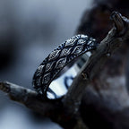 PENDRA DevilsEye 316L Stainless Steel Evil Eye Ring