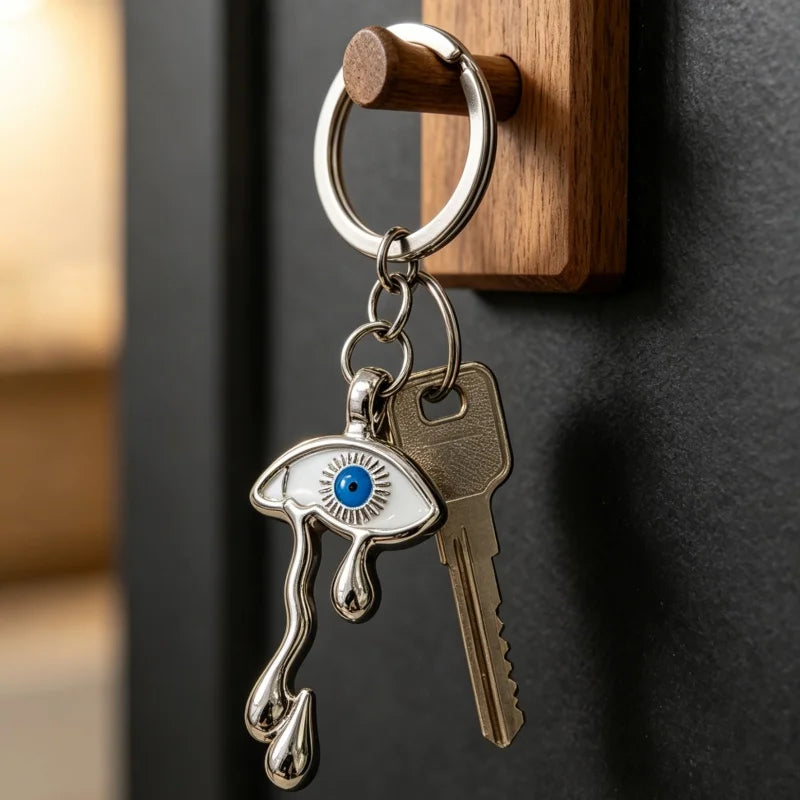 PENDRA Waterdrop Stainless Steel Keychain
