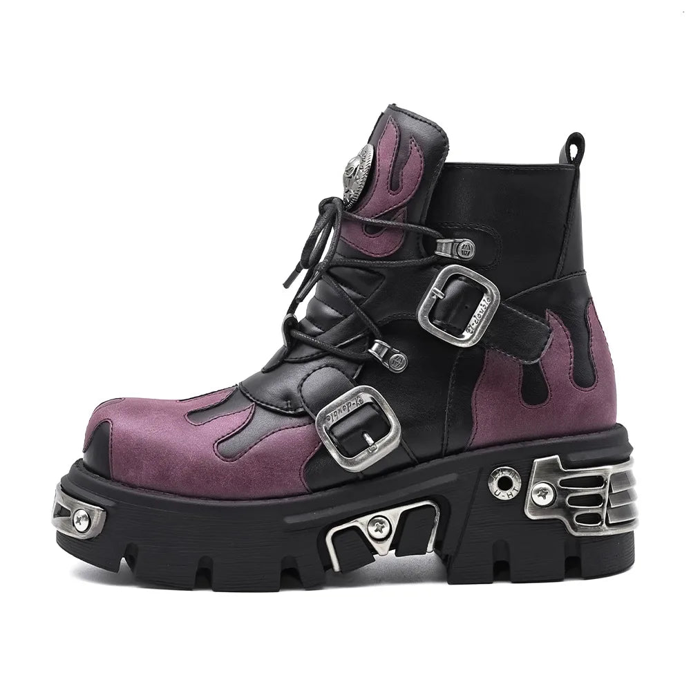 PENDRA Platform Rock Punk Boots