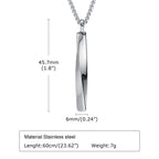 PENDRA Urn Mobius Pendant Necklace