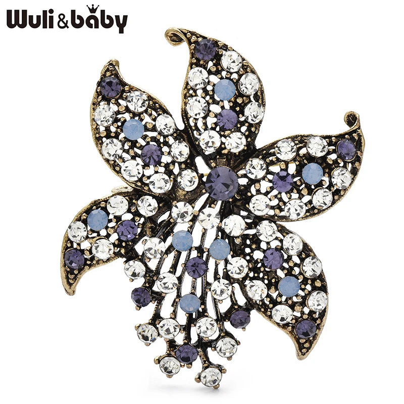 PENDRA Floravintage Vintage Luxury Flower Brooch
