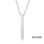 PENDRA Rectangle Bar Pendant Necklace