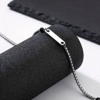 PENDRA Onyx Stone Chain Necklace