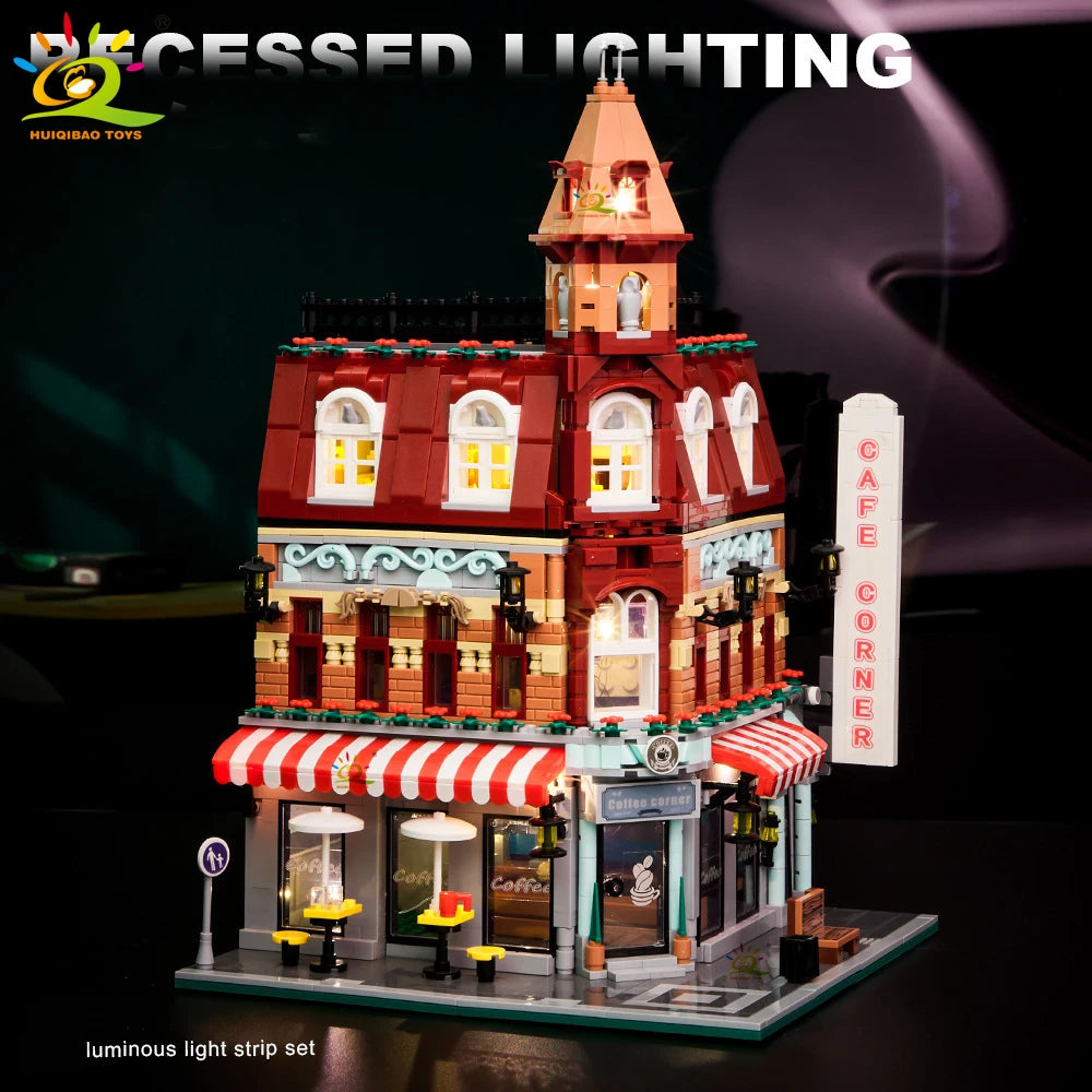 PENDRA Corner Coffee Micro Building Set
