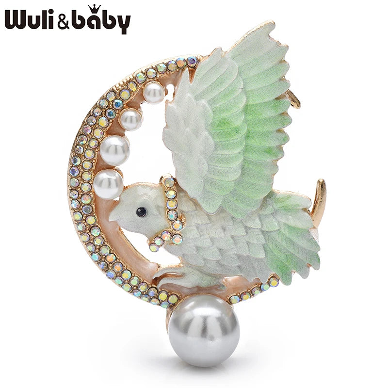 PENDRA Aveline4 Bird Brooch