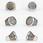 PENDRA Nordic Mythology Odin Steel Ring