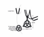 PENDRA Triquetra Knot Irish Pendant Necklace