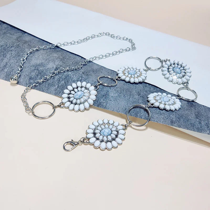 High-Quality Luxury Desiner Bohemian Ethnic Retro Waist Chain Alloy Skirt Decoration Belt Unique Personality Fashion Accessories