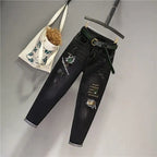 PENDRA Embroidery Elastic Pants