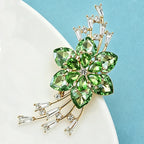PENDRA Crystalia Luxury Crystal Flower Brooch