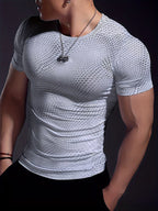 PENDRA Printed Urban Short-Sleeve Running T-Shirt