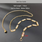 PENDRA Miraene Gemstone Minimal Waist Chain Belt